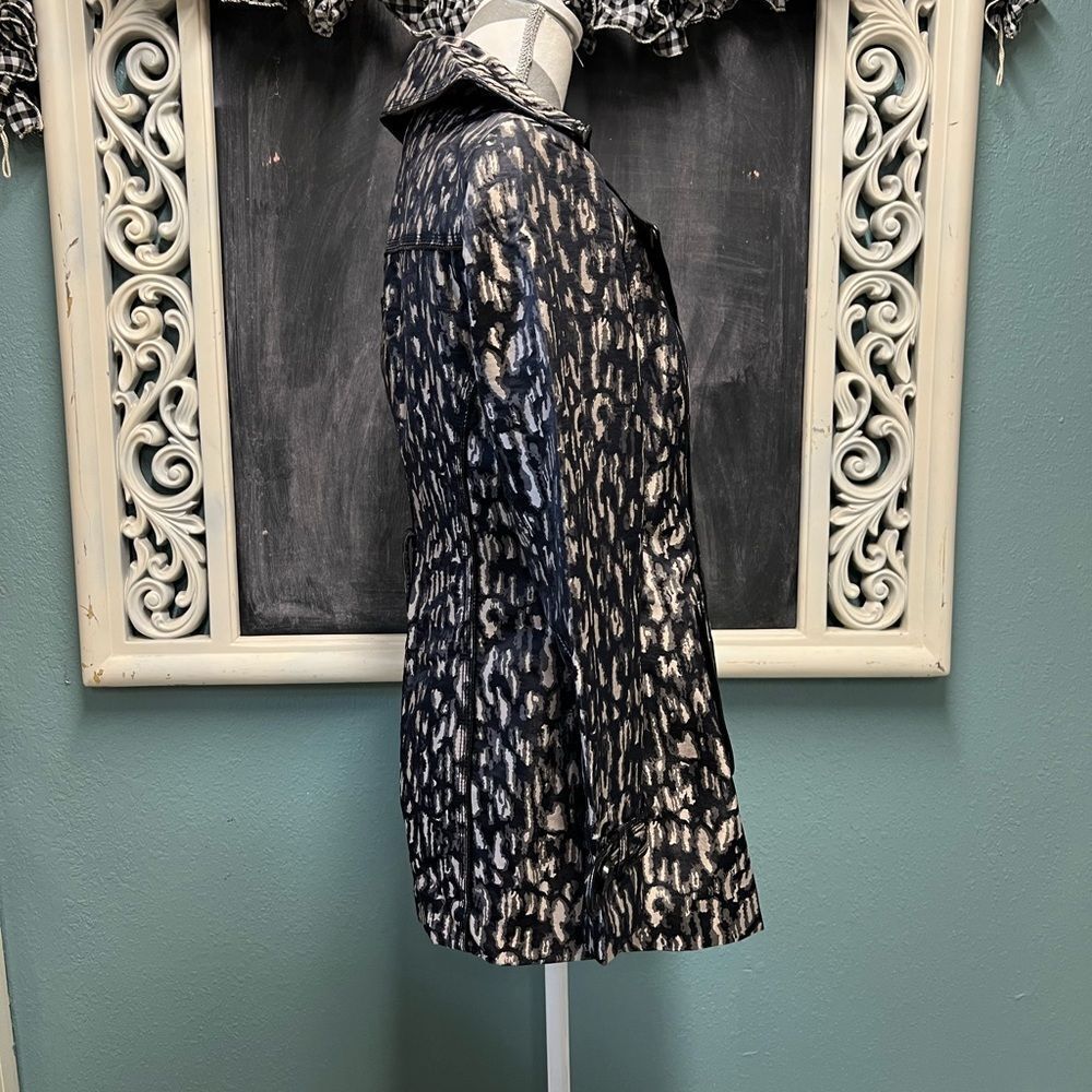 Cache Black And White Patterned Jacket - image 6